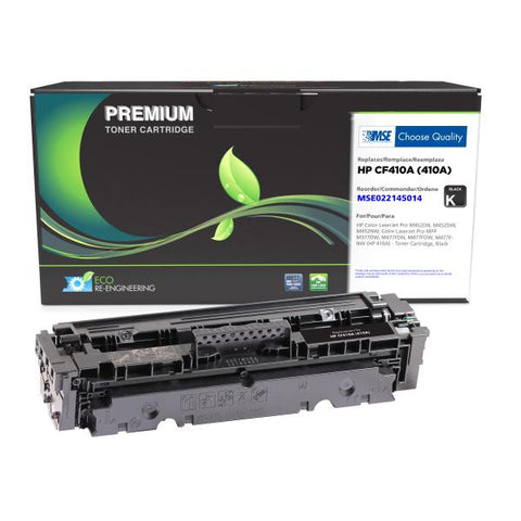 MSE Remanufactured Black Toner Cartridge for HP CF410A (HP 410A)