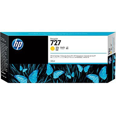 HP 727 (F9J78A) Yellow Original Ink Cartridge (300 ml)