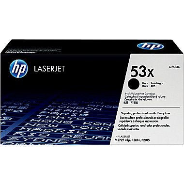 HP 53X (Q7553X) Black Original LaserJet Toner Cartridge (7000 Yield)