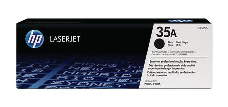 HP 35A (CB435A) Black Original LaserJet Toner Cartridge (1500 Yield)