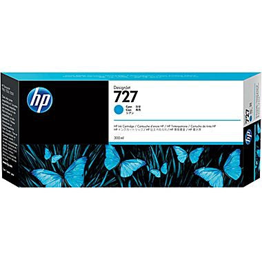 HP 727 (F9J76A) Cyan Original Ink Cartridge (300 ml)