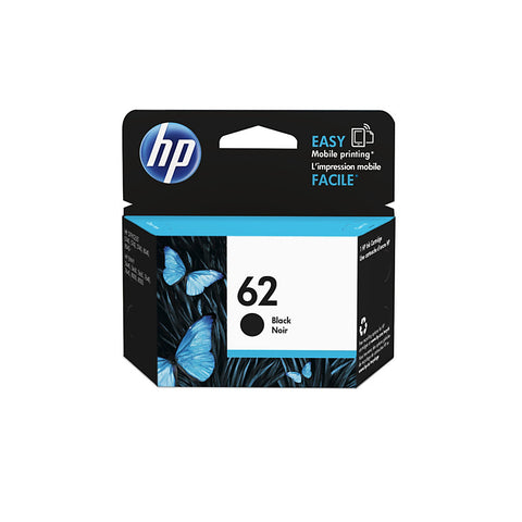 HP 62 (C2P04AN) Black Original Ink Cartridge (200 Yield)