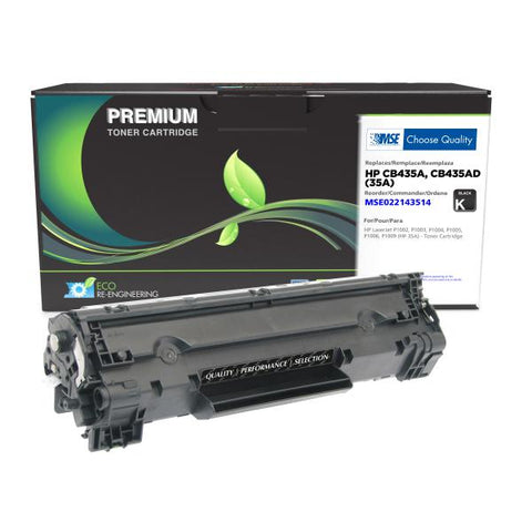 MSE Remanufactured Toner Cartridge for HP CB435A (HP 35A)
