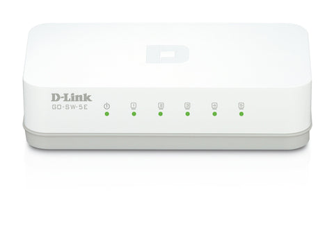 DLINK D-Link GO-SW-5E 5-Port 10/100 Unmanaged Desktop Switch