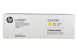 HP 410X (CF412X) High Yield Yellow Original LaserJet Contract Toner Cartridge (5000 Yield)