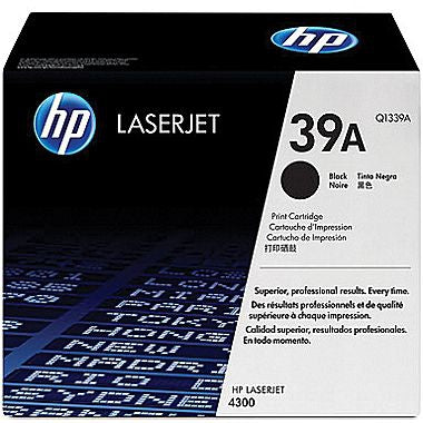 HP HP 39A (Q1339A) LaserJet 4300 Black Original LaserJet Toner Cartridge (18000 Yield)