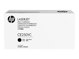 HP 504X (CE250YC) Optimized Yield Black Original LaserJet Contract Toner Cartridge (12000 Yield)