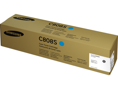 Samsung CLT-C808S Samsung Cyan Toner Cartridge (20,000 Yield)