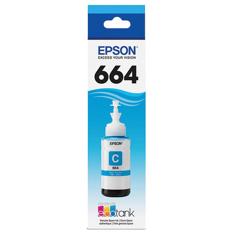 Epson T664, CYAN INK BOTTLE (T664220)