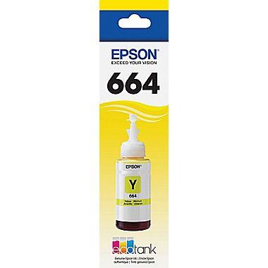 Epson T664, YELLOW INK BOTTLE (T664420)